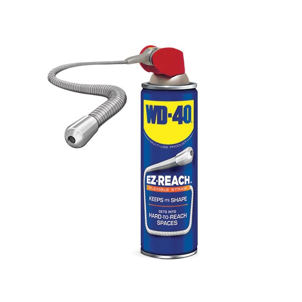 WD-40® 490194 EZ-REACH™ Multi-Purpose Lubricant, 14.4 oz Aerosol Can, Liquid Form, Light Amber, 0.8